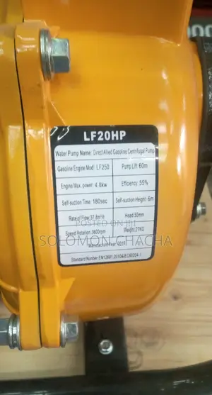 LIFAN WATER PUMP 2"Inch Pump Lift 65metre