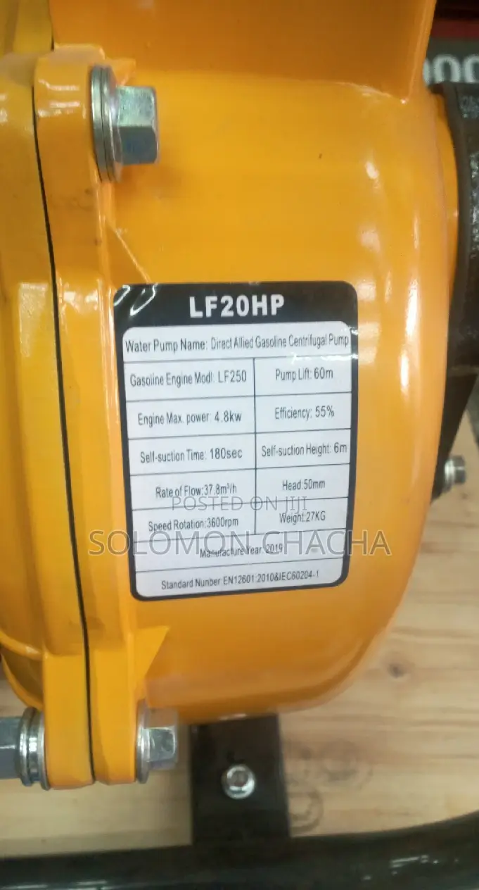LIFAN WATER PUMP 2"Inch Pump Lift 65metre