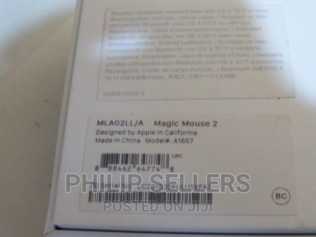 Apple Magic Mouse 2 Wireless Rechargeable - Silver - MLA02LL - thumbnail 2