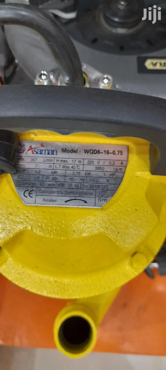 WQD6-16-0.75 Submersible Sewage Pumps 1HP