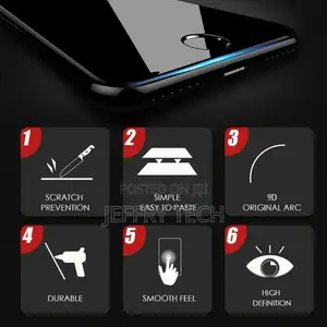 9D Curved Edge Protective Glass on the for iPhone 7 8 6 6S P