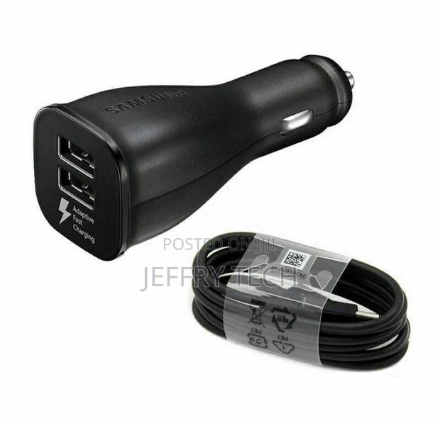 Fast Car Charger Adaptive Cable For Samsung Galaxy S8 S9 Pl - thumbnail 3