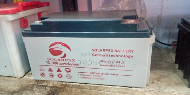 Solarpex Battery 100ah/12v/10hr FREE MAINTANCES