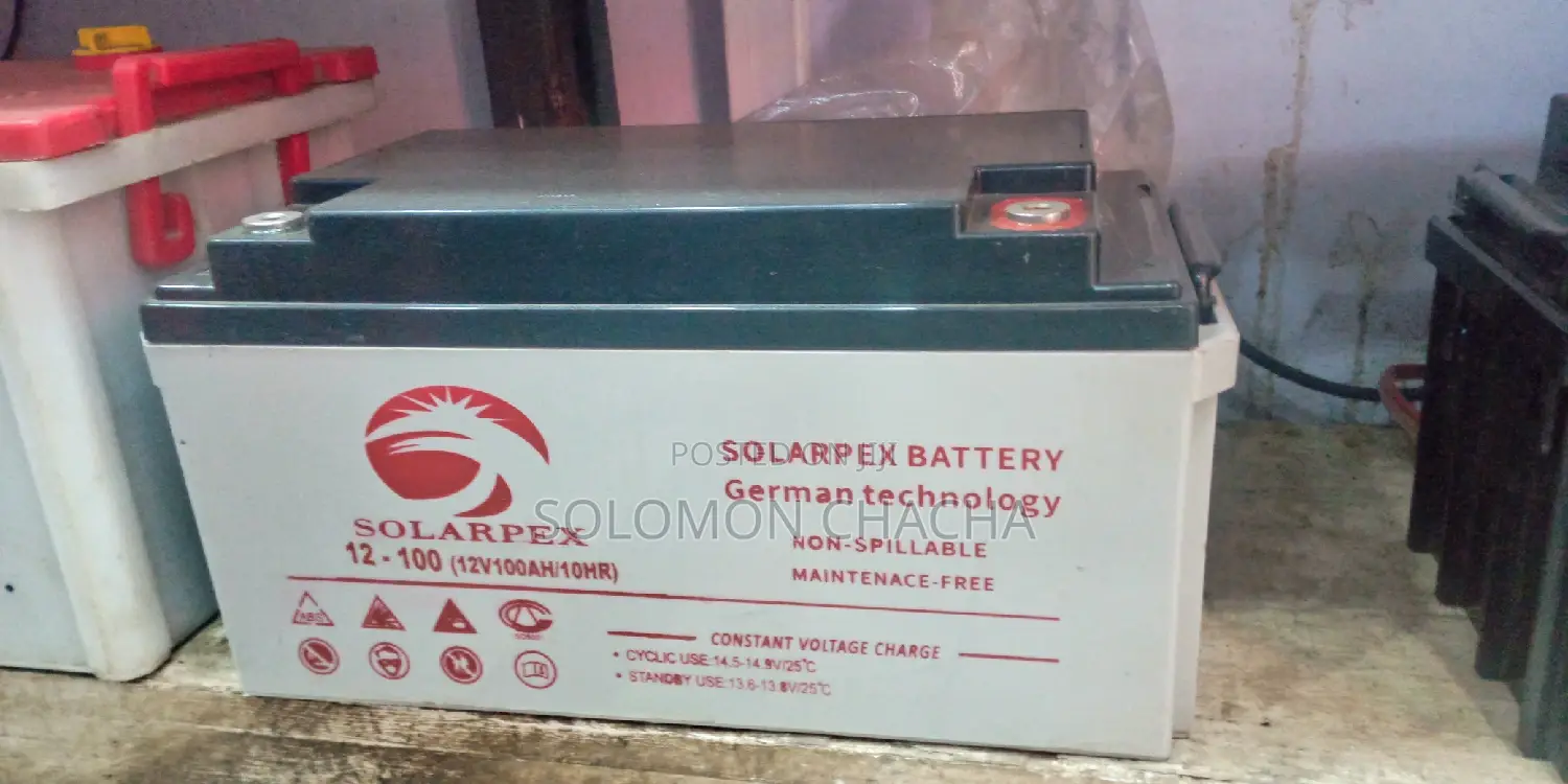 Solarpex Battery 100ah/12v/10hr FREE MAINTANCES