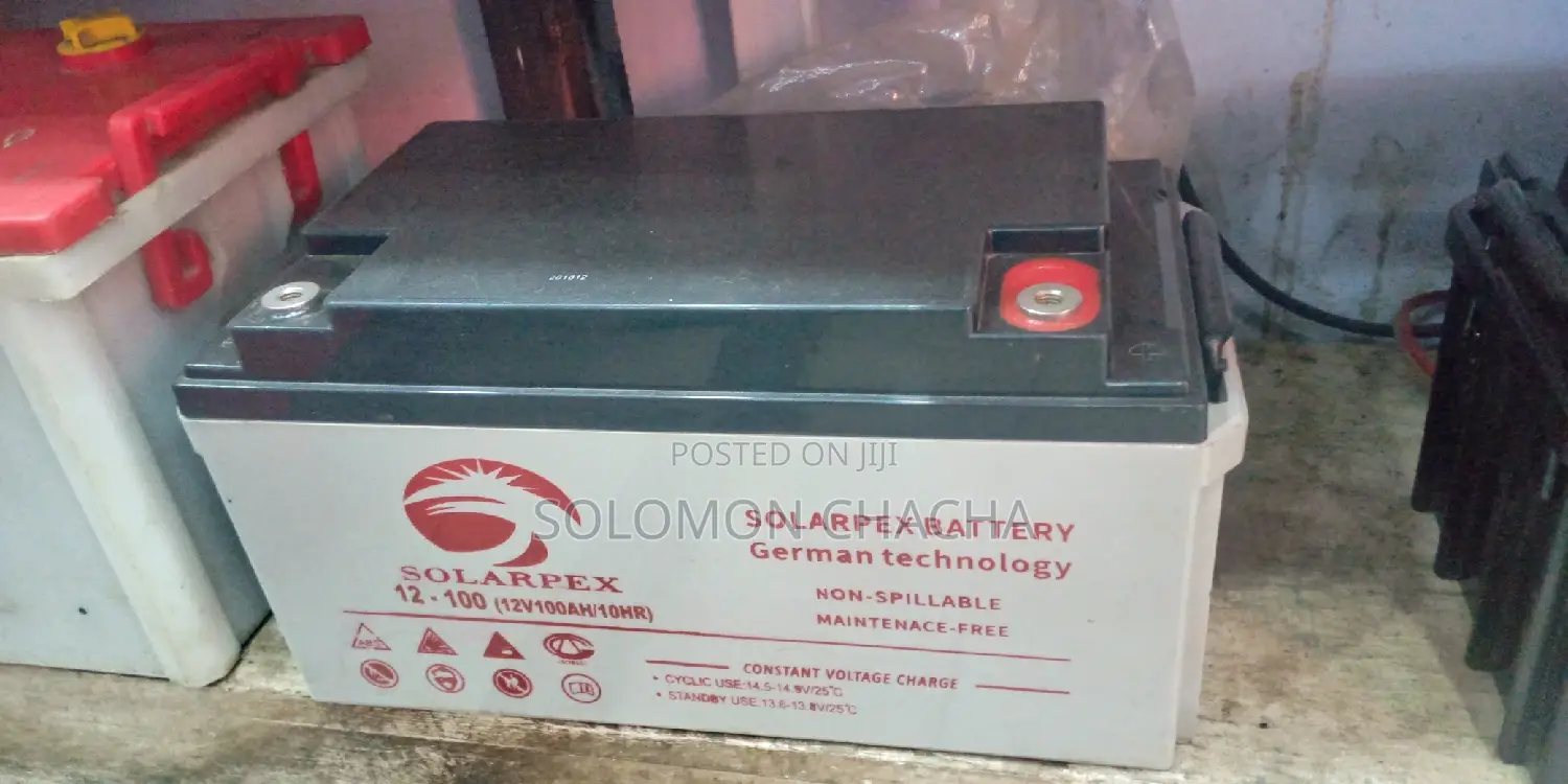 Solarpex Battery 100ah/12v/10hr FREE MAINTANCES