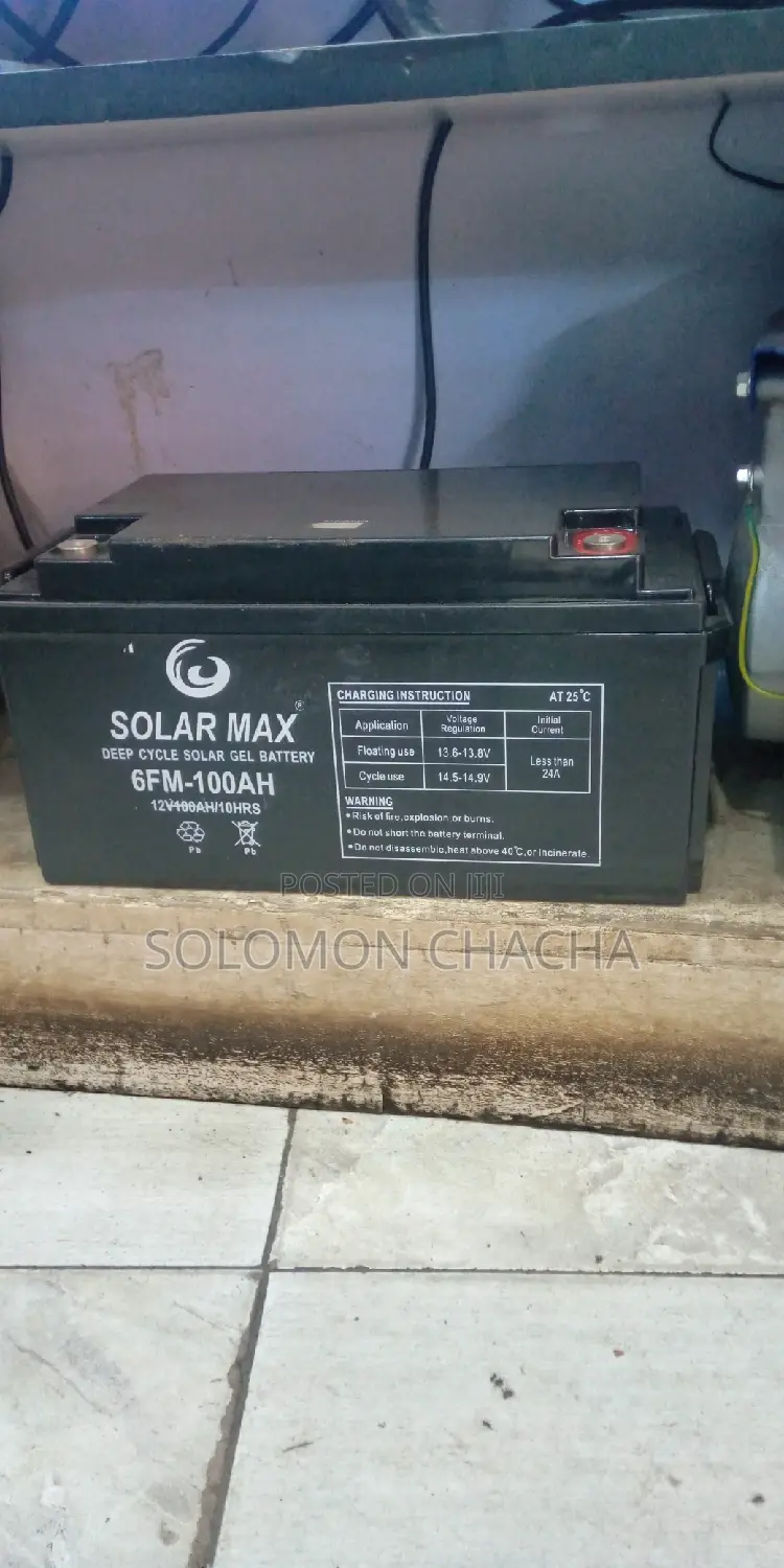 Solar Max 100ah/12v/10ah