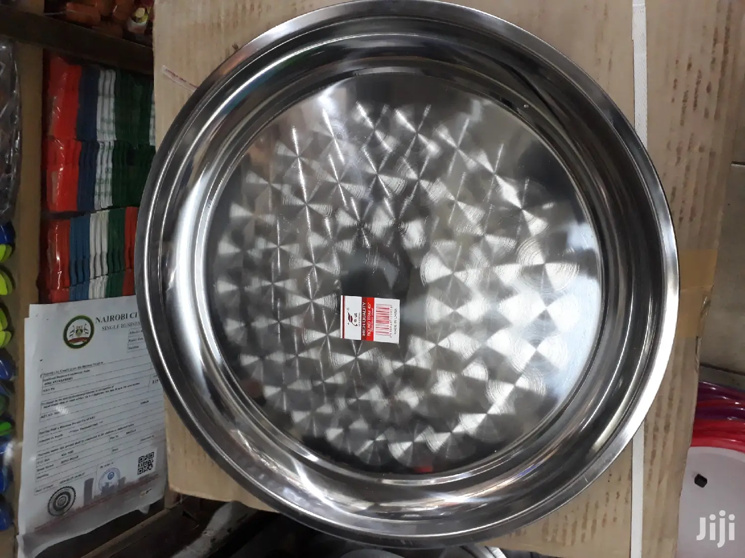 Sinia/Stainless Steel Tray/Big Size Stainless Steel Sinia