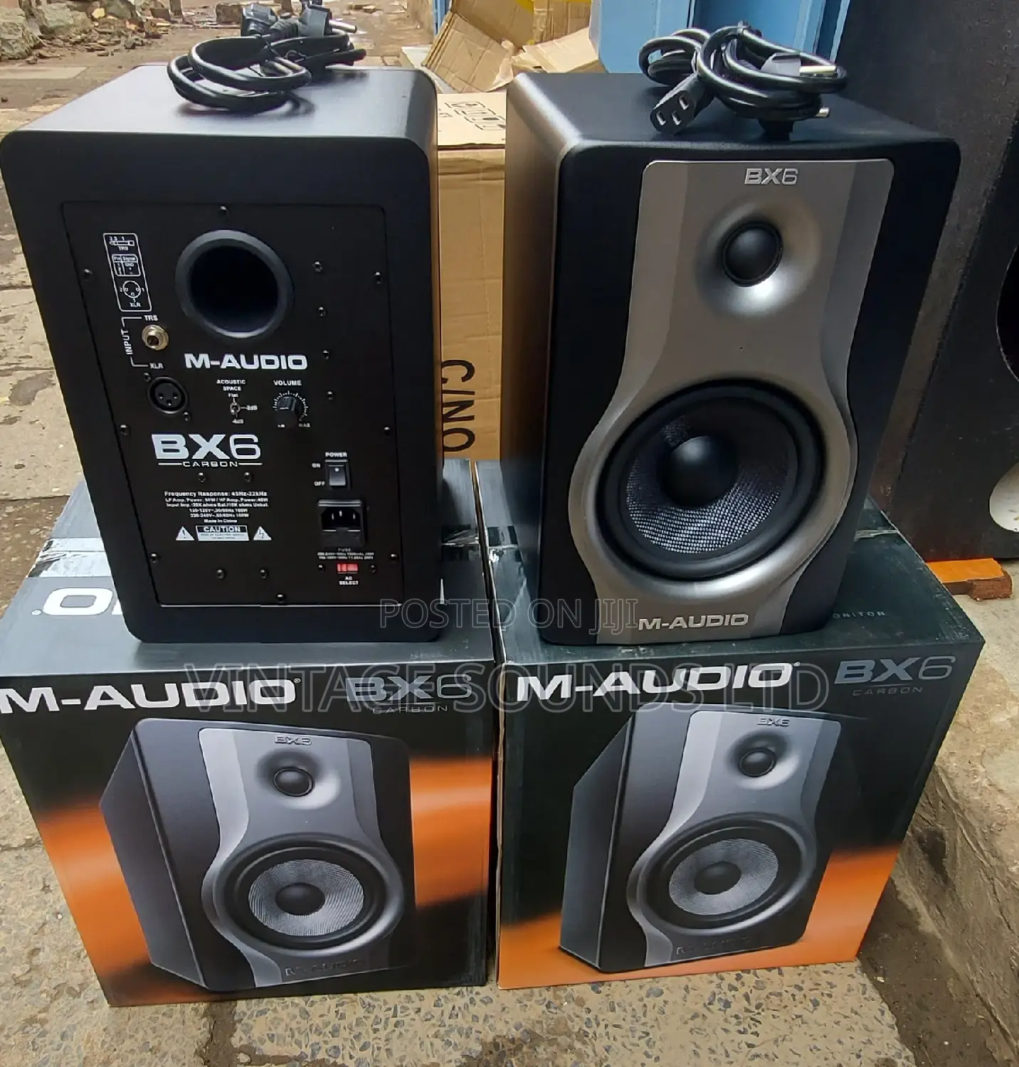 M Audio Bx6 Studio Monitor Speakers
