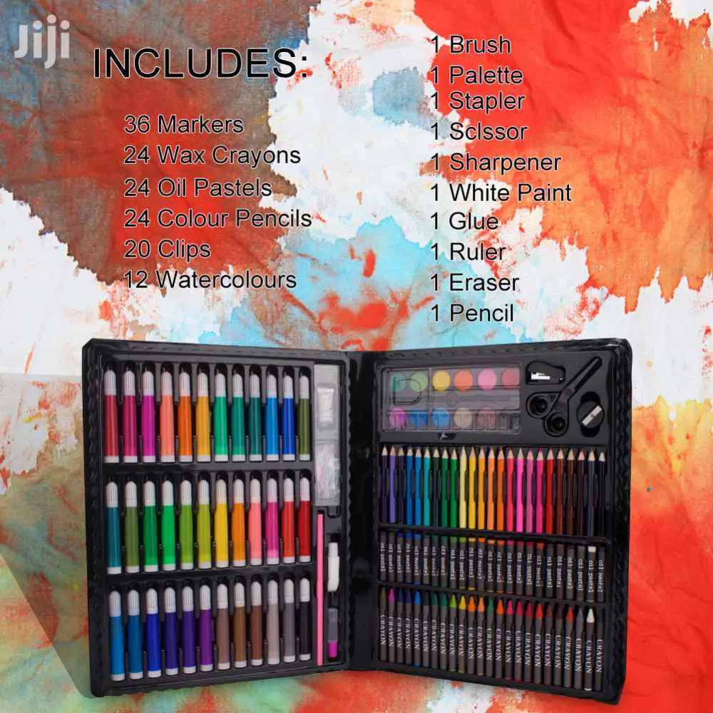 Kids Creative Art Craft for Drawing Colour Pens Gift Set