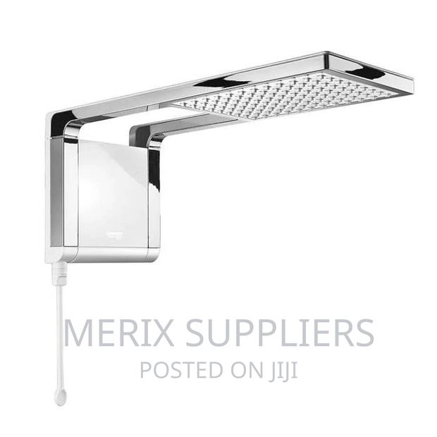 LORENZETTI Acqua Storm | WHITE CHROME Rain Shower Head - main view