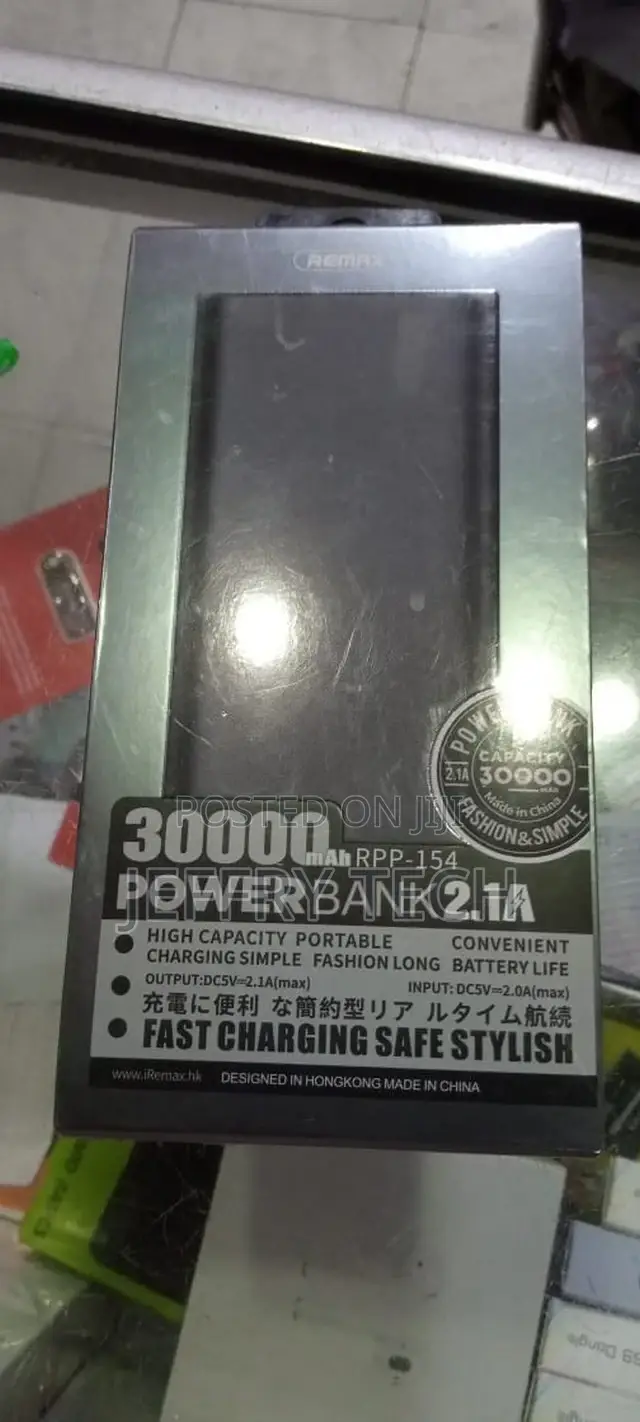 30000mah Fast Charging Stylish Powerbank