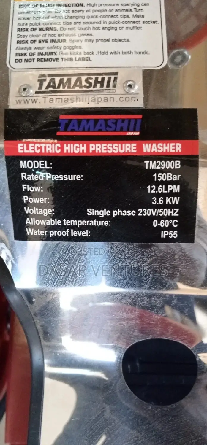 Car Wash Machine 3400psi