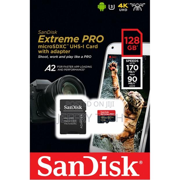Sandisk 128GB Micro SD SDXC Microsd TF Extreme PRO Class