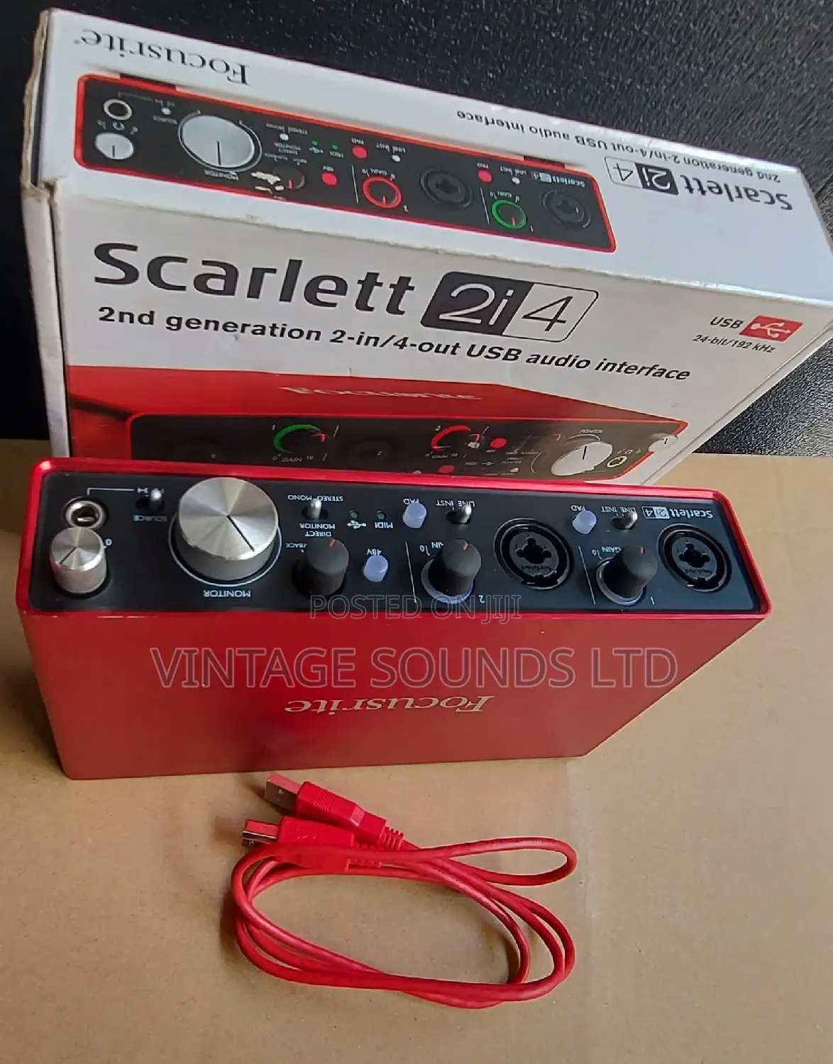 Focusrite Scarlet 2i4 Usb Audio Interface Soundcard
