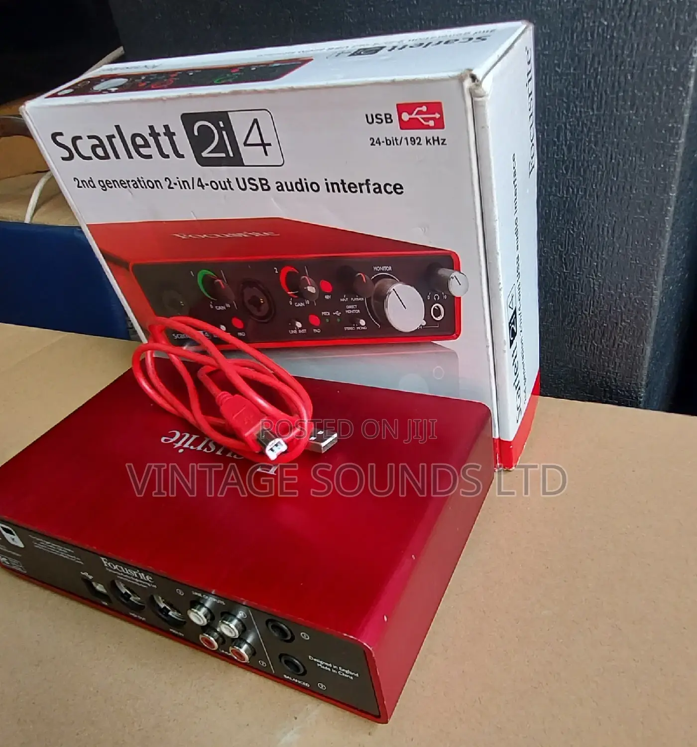 Focusrite Scarlet 2i4 Usb Audio Interface Soundcard
