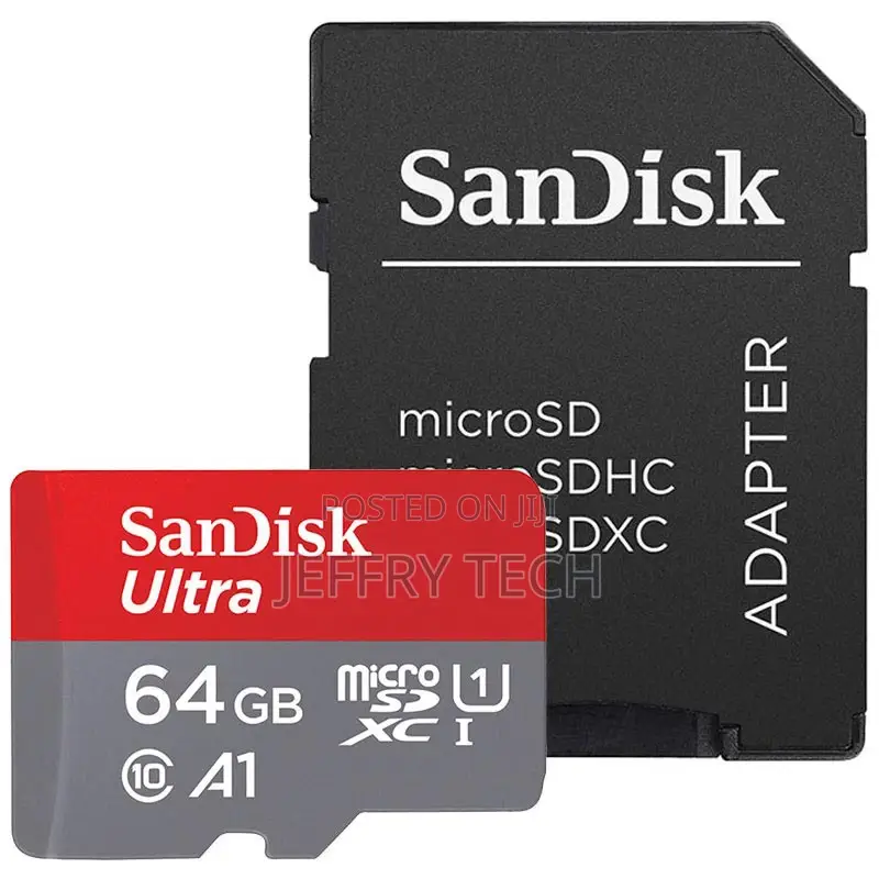 Sandisk Sdsquar-064g-Gn6ma Ultra Microsdxc Uhs-I Card - 64gb
