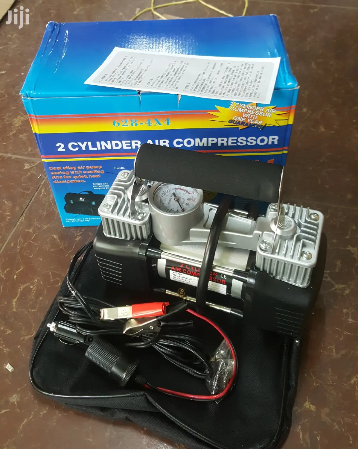 Double Cylinder New Air Compressor, Free Delivery Within Cbd