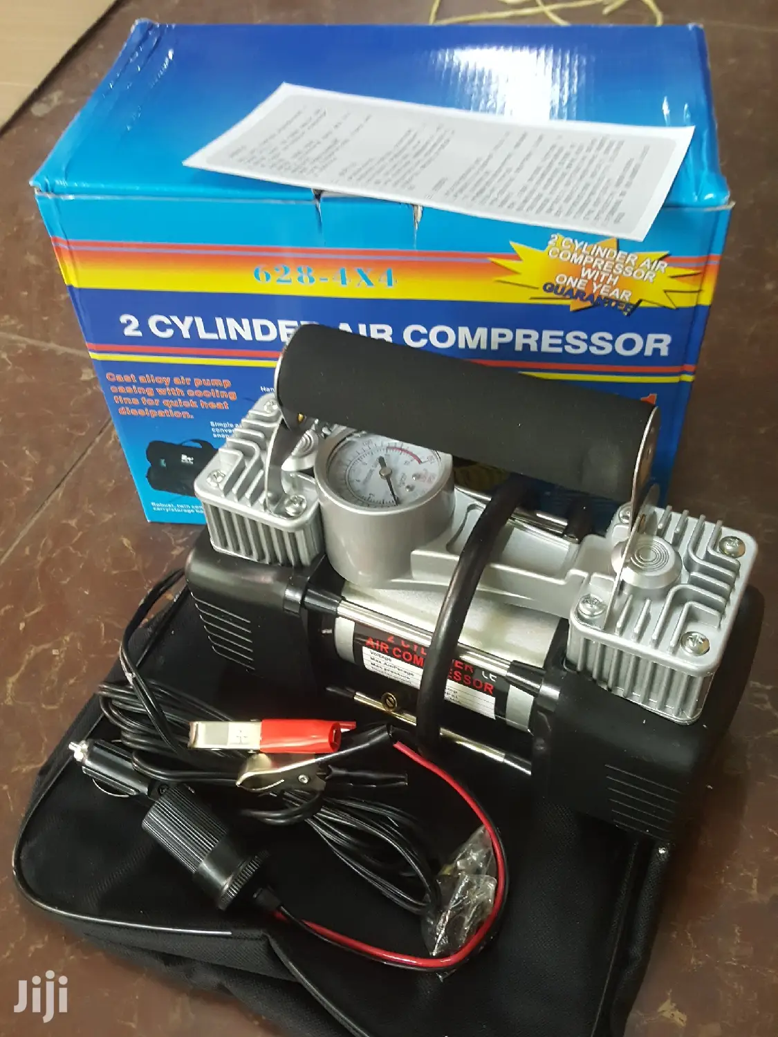 2-Cylinder Air Compressor With One Year Warrant,