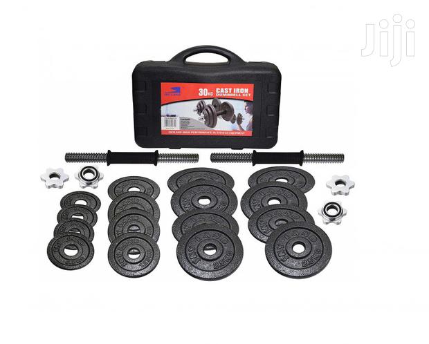30kg Dumbbells Set With Case - thumbnail 3
