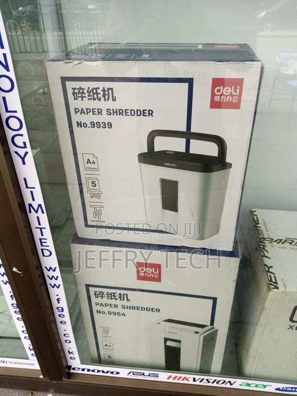 Paper Shredder 5-sheet 4×25mm 10L