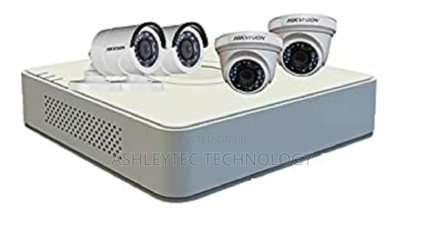 Hikvision 4 Camera CCTV 2 Dome 2 Bullet 20m IR