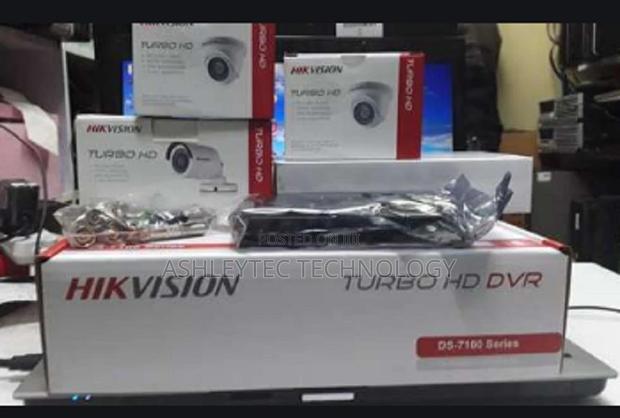 Four Cctv Camera Full Kit Set Bullet Or Dome With 500GB HDD
