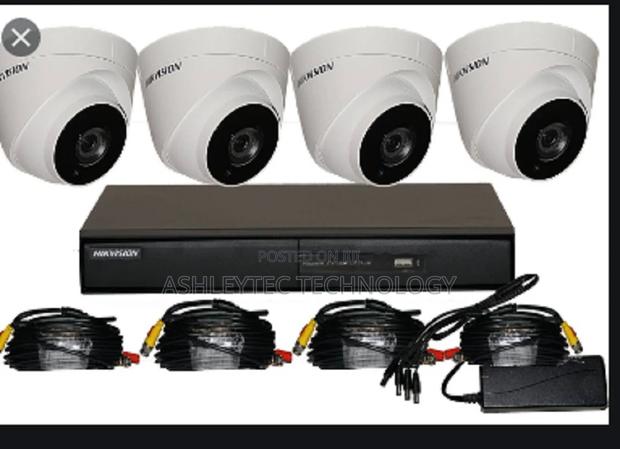 Three Hikvision CCTV Cameras Complete System Kit