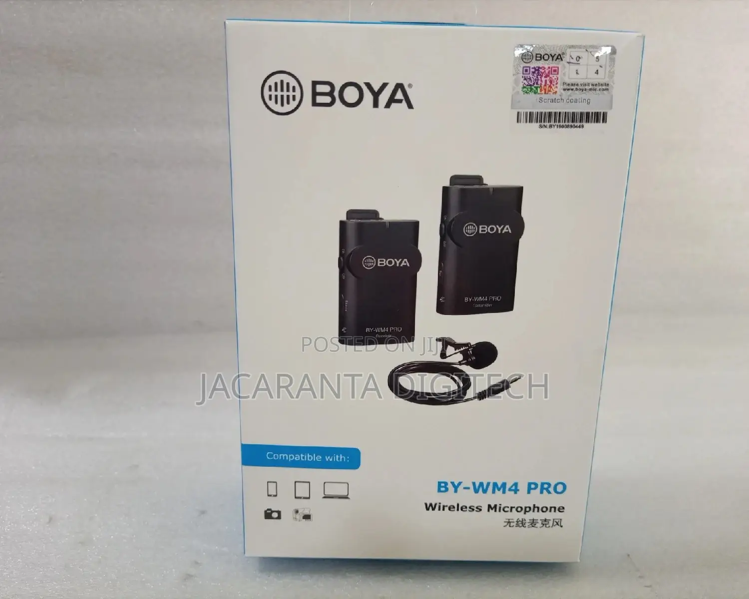 Boya by-Wm4 Pro Digital Camera-Mount Wireless Mic