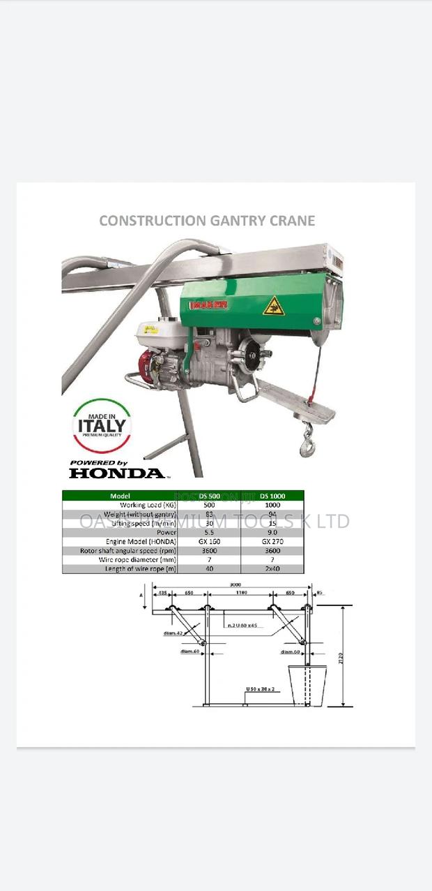 Concrete Hoist 1 Ton DS1000 MAKER Italy - main view