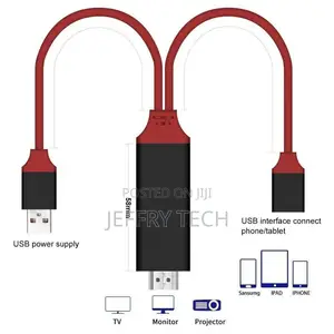 Phone To TV 1080p Universal HDMI HDTV AV Adapter Cable For C