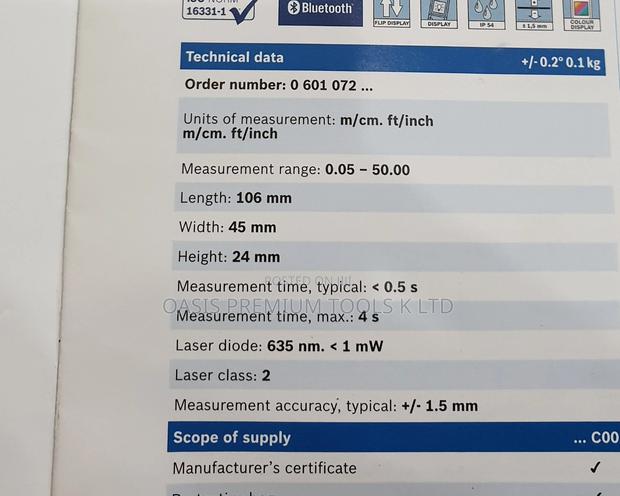 Laser Measure GLM 50 C Bosch - thumbnail 2