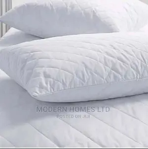 A Pair Of Pillows And Waterproof Pillow Protectors
