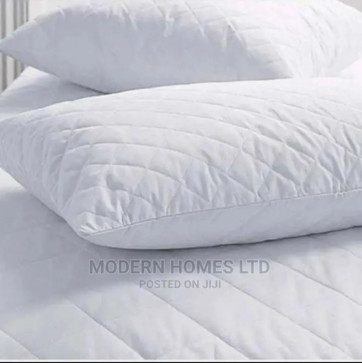 A Pair Of Pillows And Waterproof Pillow Protectors
