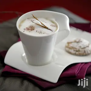 New Wave Coffee Mugs and Saucer