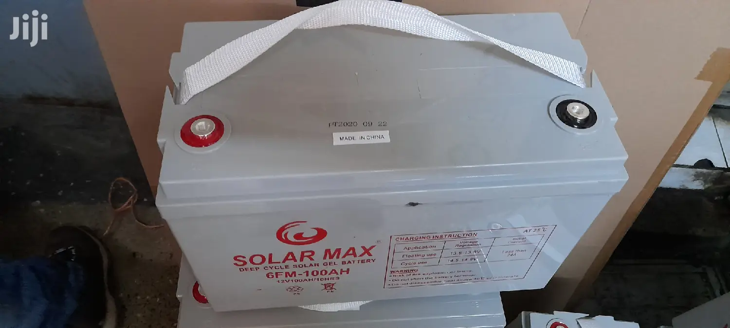 Solarmax Deep Cycle Solar Gel Battery 12v 100ah 10hr