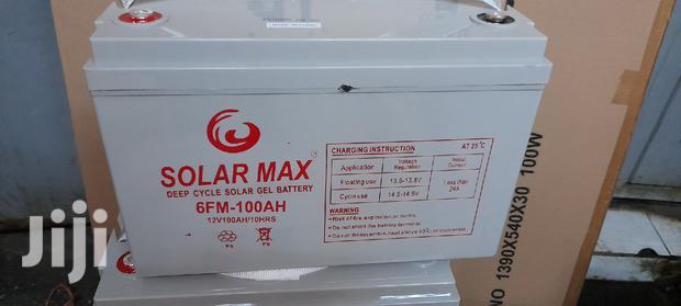 Solarmax Deep Cycle Solar Gel Battery 12v 100ah 10hr