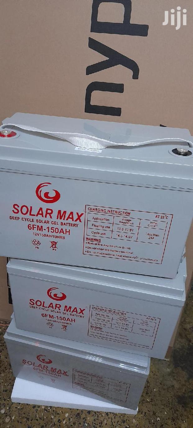 Solarmax Deep Cycle Solar Gel Battery 6fm- 150ah - main view