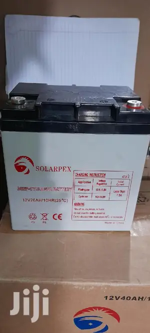 Solarpex Deep Cycle Gel Battery 12v 26ah 10hr