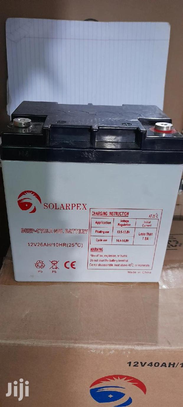Solarpex Deep Cycle Gel Battery 12v 26ah 10hr