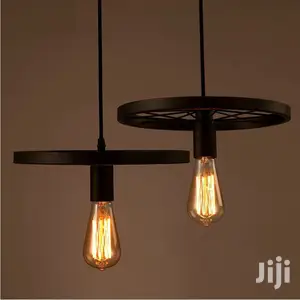 Wheel Shaped Pendant Light