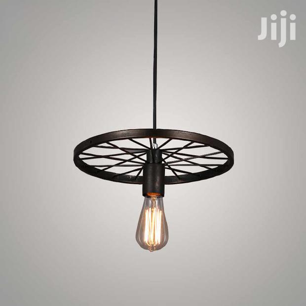 Wheel Shaped Pendant Light - thumbnail 7