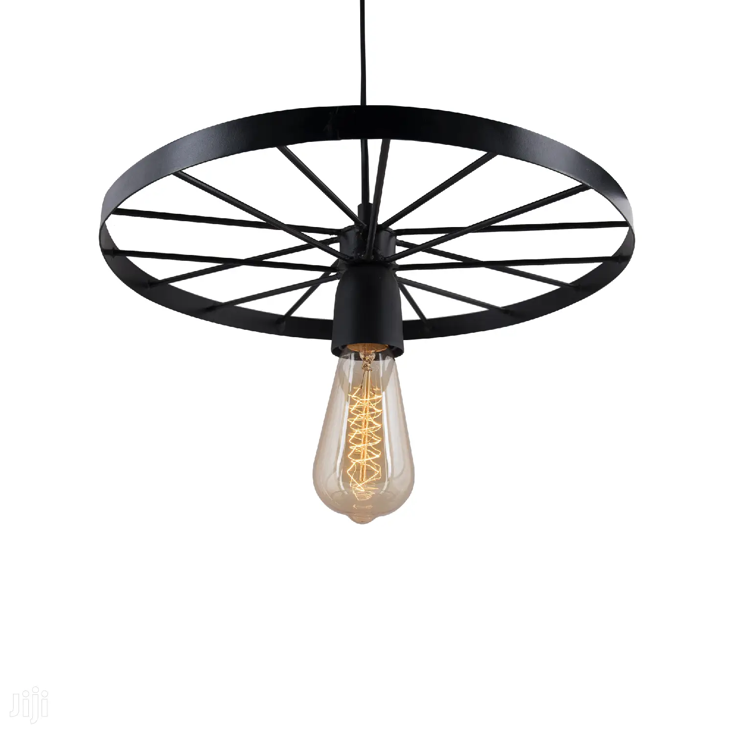 Wheel Shaped Pendant Light