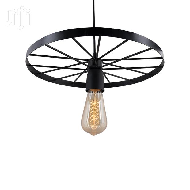 Wheel Shaped Pendant Light - thumbnail 6