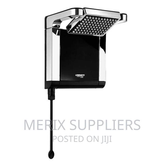 LORENZETTI Acqua Star Ultra | BLACK CHROME Rain Shower Head