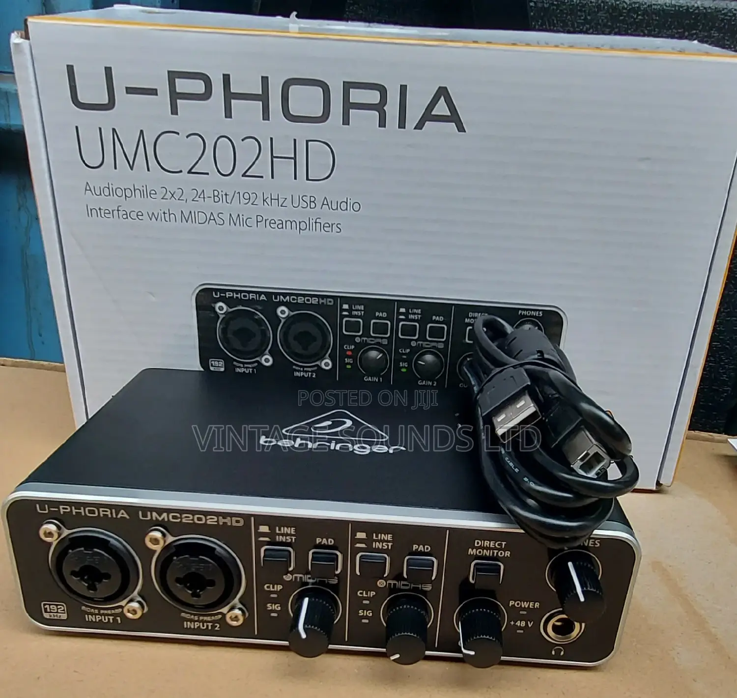Behringer U-phoria UMC202HD USB 2.0 Audio Interface