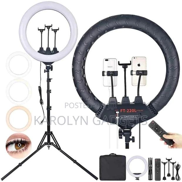 18-inch SMD LED Ring Light Dimmable Lighting Kit With 78.7-i