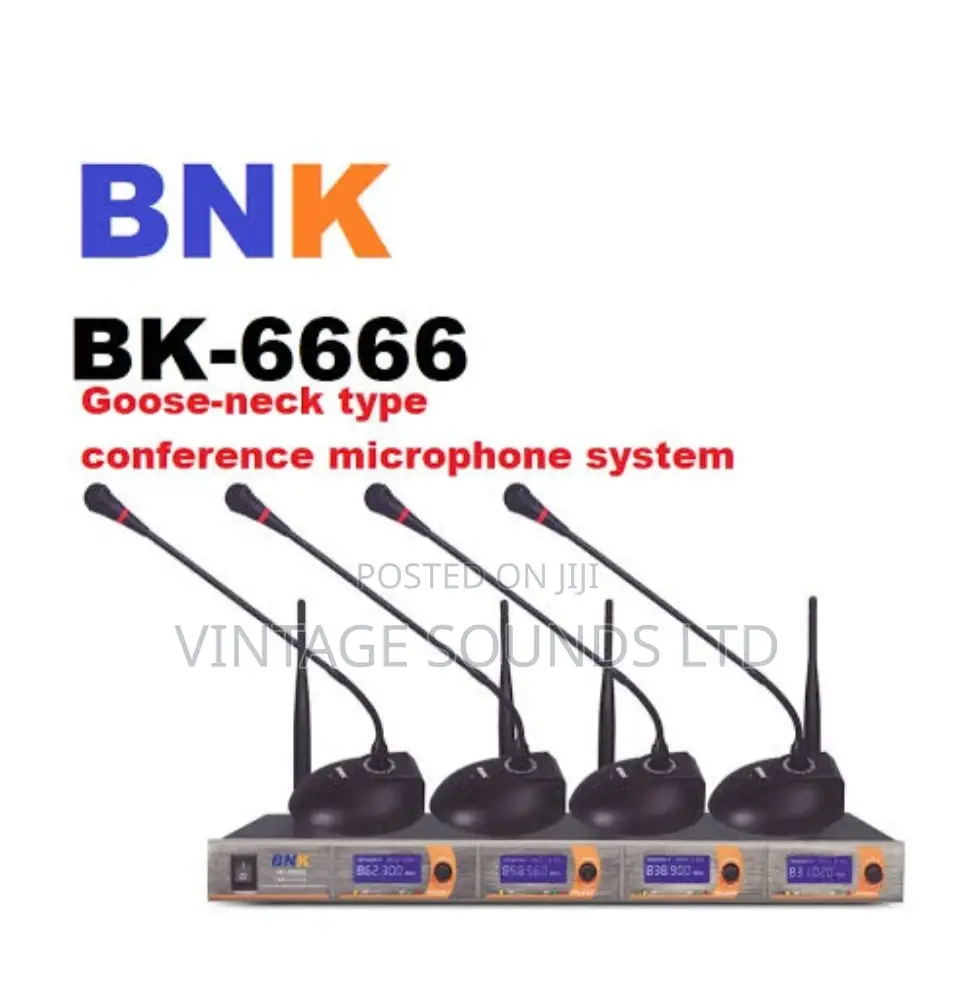 Bnk Bk-6666 Goose Neck Conference Microphone System