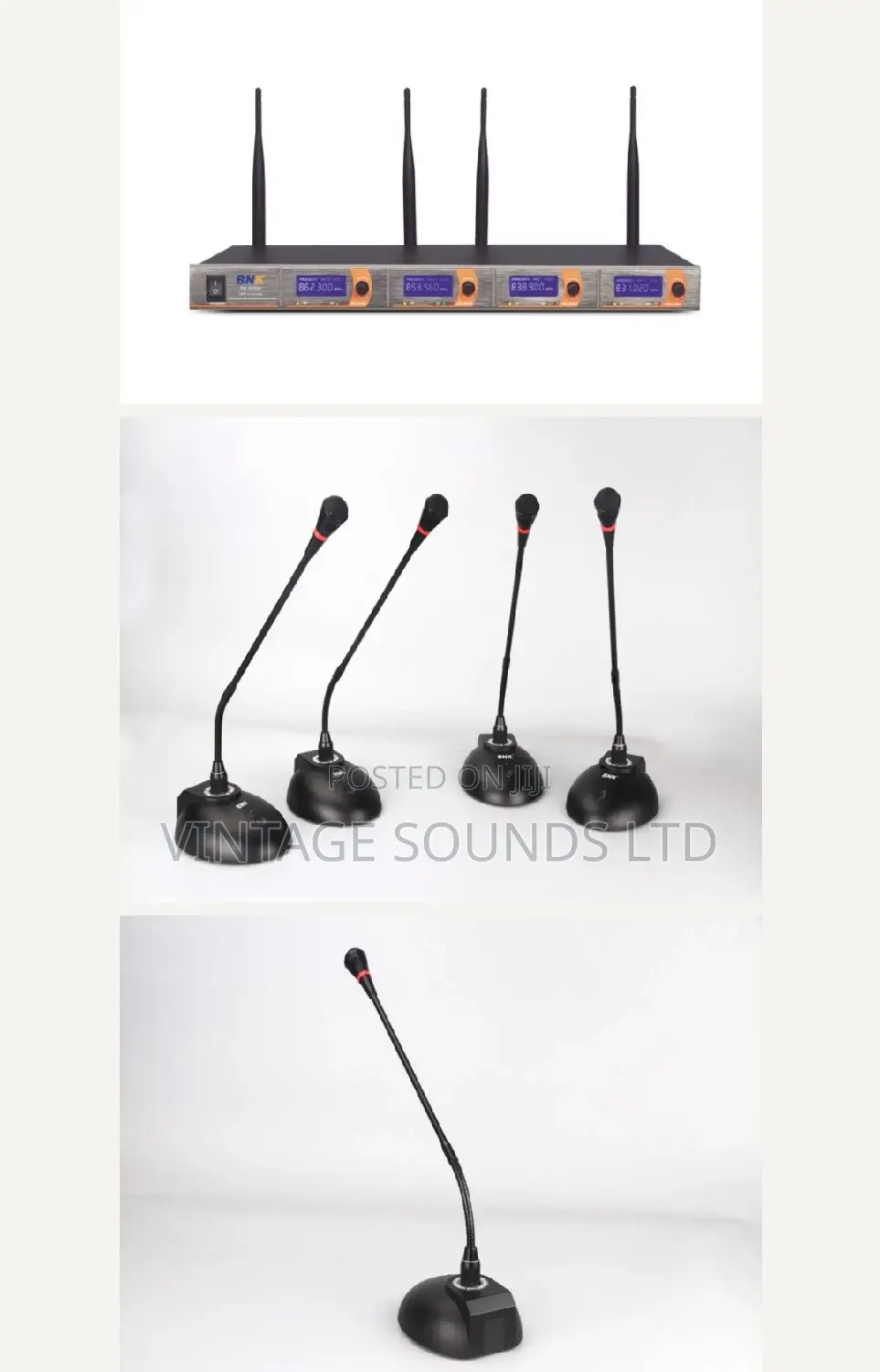 Bnk Bk-6666 Goose Neck Conference Microphone System