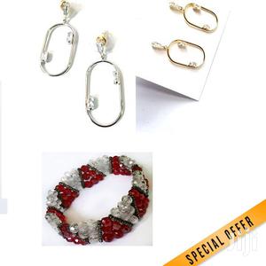 Ladies Loop Earring With Bracelet - thumbnail 2