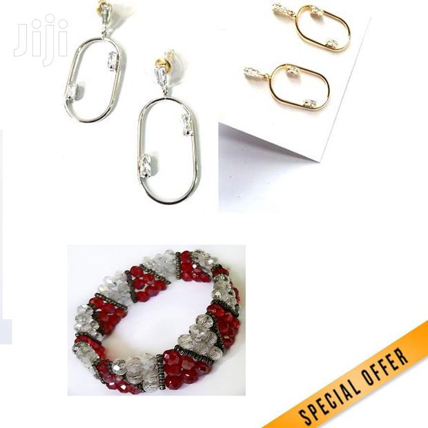 Ladies Loop Earring With Bracelet - main view